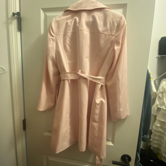 Kate Spade pastel pink lightweight trench jacket new with tags size M